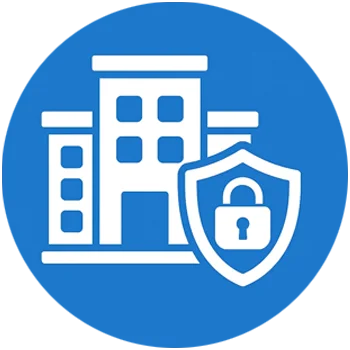 The hand of a person holding a scanner and pointing it at the barcode on the end of an archive box on a shelf